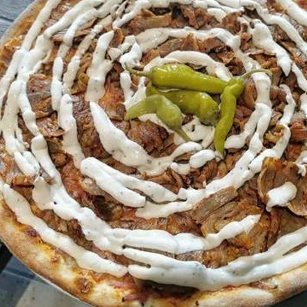 Kebab mix Pizza